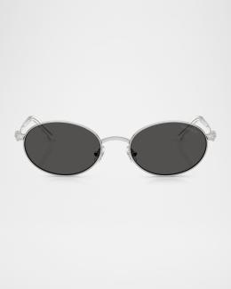 Aureum Collective Como Twisted Acetate Oval Sunglasses  display picture 3
