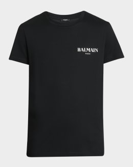 Balmain Men's Metallic Vintage Logo T-Shirt | Neiman Marcus