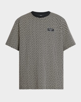 Amiri Men's Bleach Bandana Patch T-Shirt | Neiman Marcus