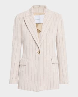 Chloe Single-Breasted Tailored Jacket | Neiman Marcus