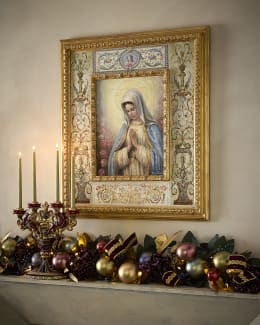 The Virgin Mary Print with Italian Frame