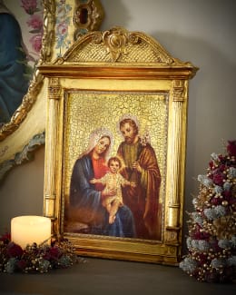 The Virgin Mary Print with Italian Frame
