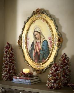 The Virgin Mary Print with Italian Frame