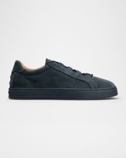Tod's Men's Allacciata Cassetta Leather Low-Top Sneakers