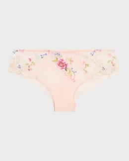 Lise Charmel Splendeur Soie Embroidered Triangle Bra | Neiman Marcus