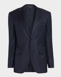 Canali Men's Kei Linen and Silk Sport Coat | Neiman Marcus