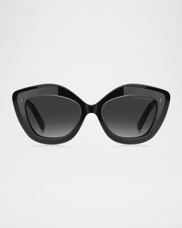 Marc Jacobs Geometric Metal & Acetate Square Sunglasses  display picture 1