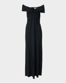 Jil Sander Sleeveless Drop-Waist Layered Maxi Dress | Neiman