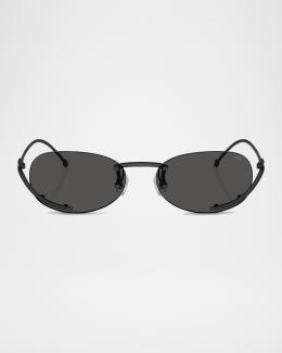 Diesel Men's DL1014 Oval Sunglasses | Neiman Marcus