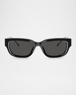 Diesel Men's DL1006 Oval Sunglasses | Neiman Marcus