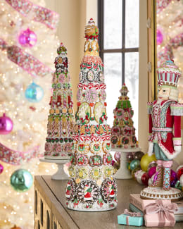 Creamy Tree 大人気セット 完売 Cody Foster & Co Red Large Hue Trees, Set of 3 | Neiman Marcus