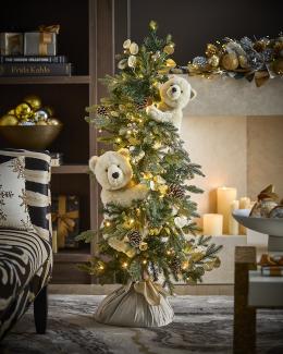 Ditz Designs All That Sparkles Black Santa Christmas Decor, 57