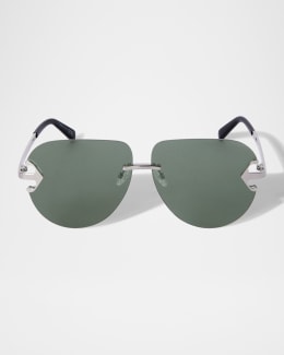 Off-White Men's Miramar Acetate and Crystal Rectangle