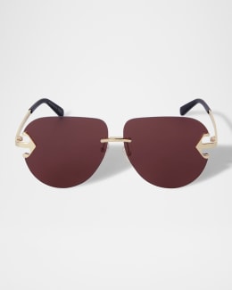 Off-White Men's Laurel Acetate Rectangle Sunglasses | Neiman