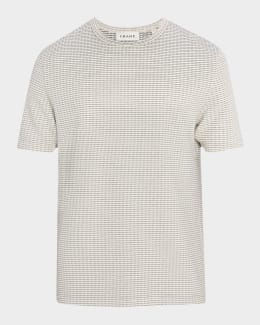 【DISCERNMENT】Stripe Relaxed T-shirt FRAME Men's Relaxed Stripe T-Shirt | Neiman Marcus