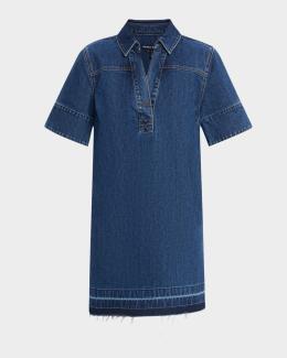 veronica beard maura denim mini dress Veronica Beard Jean Maura Dress