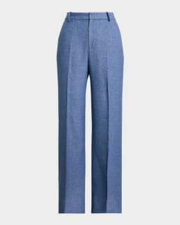 パンツ POLO RALPH LAUREN Women Straight Pants 211935585 013 BLUE SA Women's light blue Jogger trousers - Polo Ralph Lauren | Old