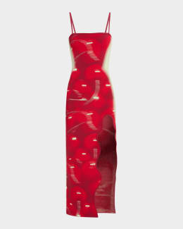 【海外限定】REISSワンピース☆Michalie Floral-Print Satin Mid Reiss Michalie Floral-Print Satin Midi Dress in Black | Lyst UK