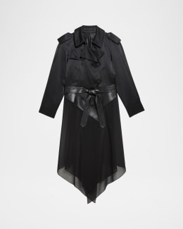 Helmut Lang Sleeveless Bustier Shirtdress | Neiman Marcus