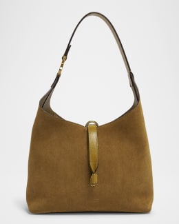 【送料&関税込】ChloAC Caramel Small Mony Handbag Chloé Small Marcie Hobo Bag in Shiny Leather in Clay brown