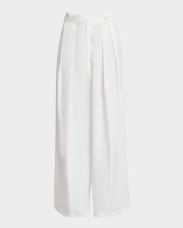 パンツ DRIES VAN NOTEN PAMPLONA WIDE-LEG TROUSERS IN COTTON POPLIN Dries Van Noten Pamplona Wide-Leg Trousers | Liberty