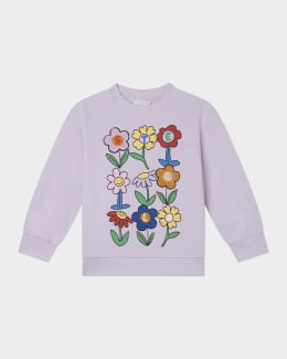Stella McCartney Kids Girl's Smocked Strawberry and Floral