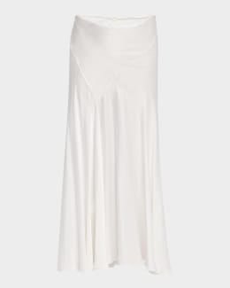 THE ROW Zaira Layered Maxi Skirt | Neiman Marcus