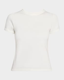 THE ROW Chiara Jersey T-Shirt | Neiman Marcus