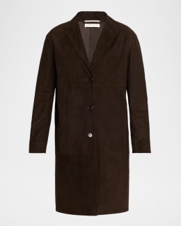 THE ROW Polli Double-Breasted Oversized Jacket | Neiman Marcus
