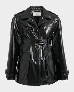 Marni Printed Straight Duster Coat | Neiman Marcus