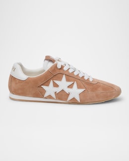 Amiri Pacific Bones Mixed Leather Sneakers | Neiman Marcus
