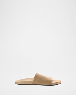 THE ROW Sara Elastic Thong Slide Sandals | Neiman Marcus