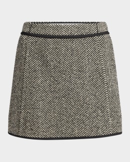 Brunello Cucinelli Paillette Net Knit Midi Skirt | Neiman Marcus