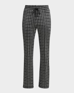 Valentino Garavani Men's V Logo Chenille Pants | Neiman Marcus