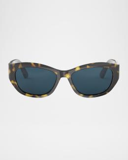 Aureum Collective Como Twisted Acetate Oval Sunglasses  display picture 1