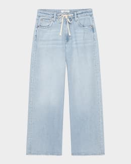 Ganni Broderie Anglaise Carpenter Jeans | Neiman Marcus
