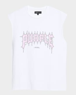 Prada Men's Ribbed Cotton Logo Tank Top | Neiman Marcus