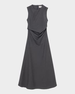 a line midi dress plus size Plus Size
