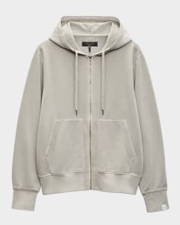 Givenchy Men's Givenchy Stamp Zip Hoodie | Neiman Marcus