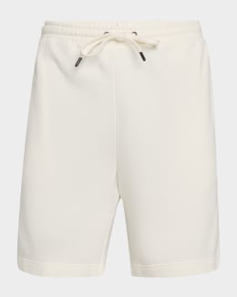 Moschino Men's Sweat Shorts with Side Taping | Neiman Marcus