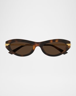 サングラス BOTTEGA VENETA Woman Sunglasses Brown BV1285S 003 Bottega Veneta BV1285S 003 57 – Eyewear Club