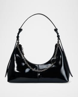 Sac Hobo En Cuir OrYANY Selina - Marron/noir, Occasion, Grande Taille, Bandoulière