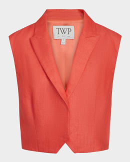 Theory Good Crunch Trucker Vest | Neiman Marcus