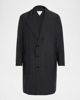 Bottega Veneta Men's Notebook Bonded Trench Coat | Neiman Marcus