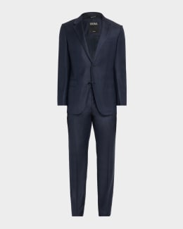 ZEGNA Men's 15milmil15 Micro-Check Wool Suit | Neiman Marcus