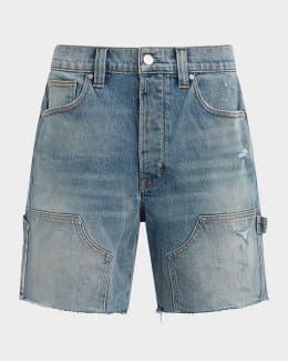【EEUN】Curt Denim Shorts Low Rise Jorts CU417 - Acubi style | LEWKIN