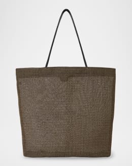【国内発送】THE ROW トートバッグ Cecily silk-satin tote TR27226B-The-Row-Cecily-brown-