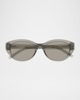 Jacquemus Les Lunettes Acetate Oval Sunglasses | Neiman Marcus