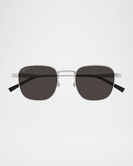 Gucci Men's GG1875S Metal Round Sunglasses | Neiman Marcus