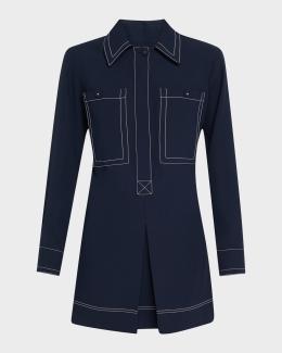 maura denim mini dress Veronica Beard